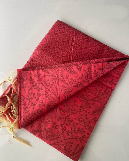 SOFT HANDLOOM RAW SILK SAREE