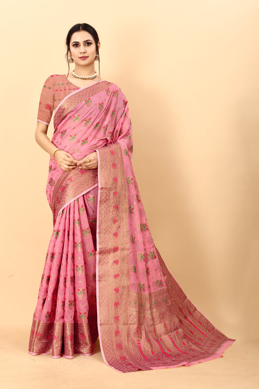 Soft Cototn Silk Saree