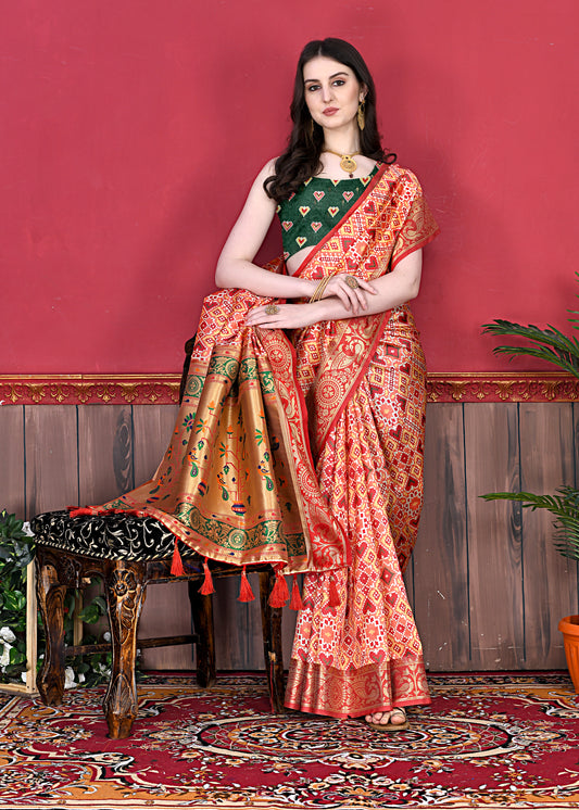 Soft Pethani silk saree