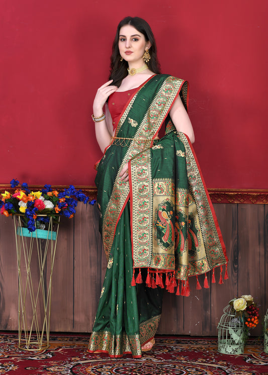 Soft Pethani silk saree