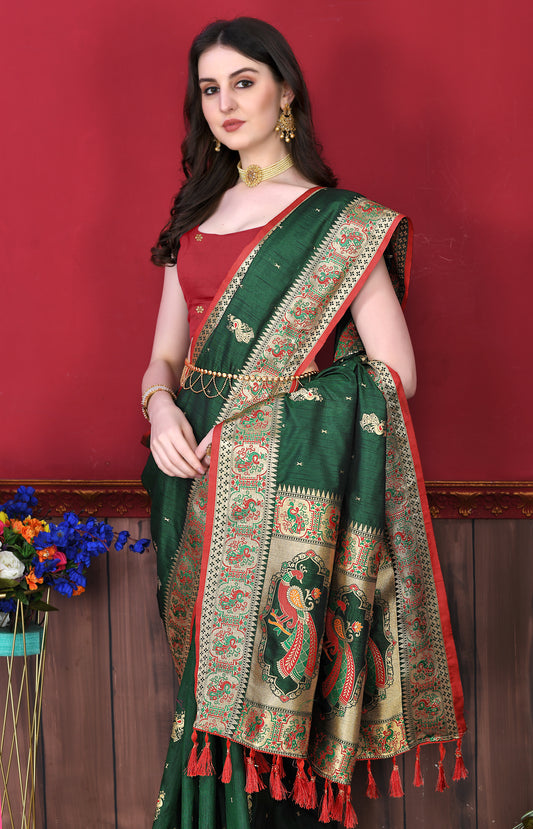 Soft Pethani silk saree