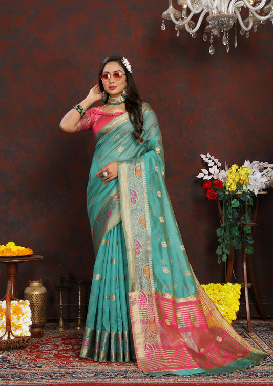 Soft Organza silk saree