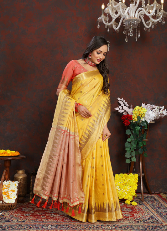Soft cotton silk saree
