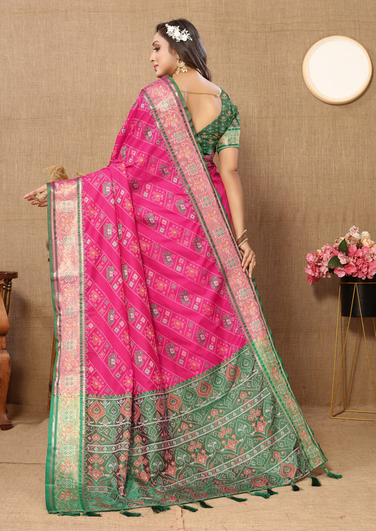 Soft Patola silk saree