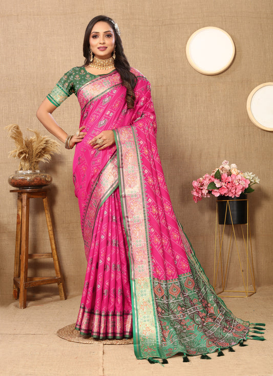 Soft Patola silk saree