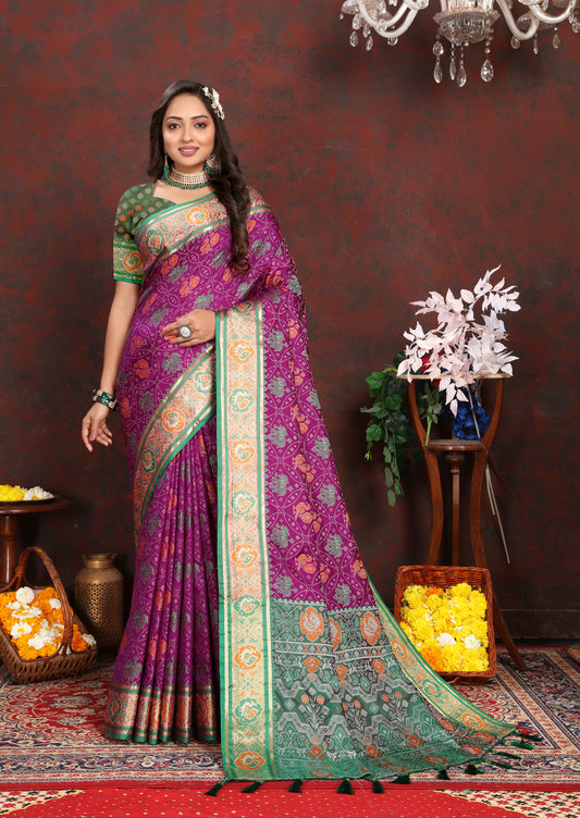 Soft Patola silk saree