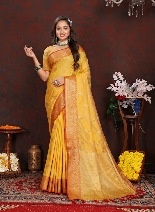 Soft katan silk saree