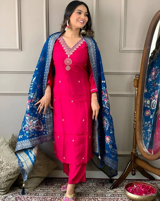 PV CHANDERI KURTI