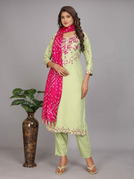 PREMIUM RAYON SLUB KURTI
