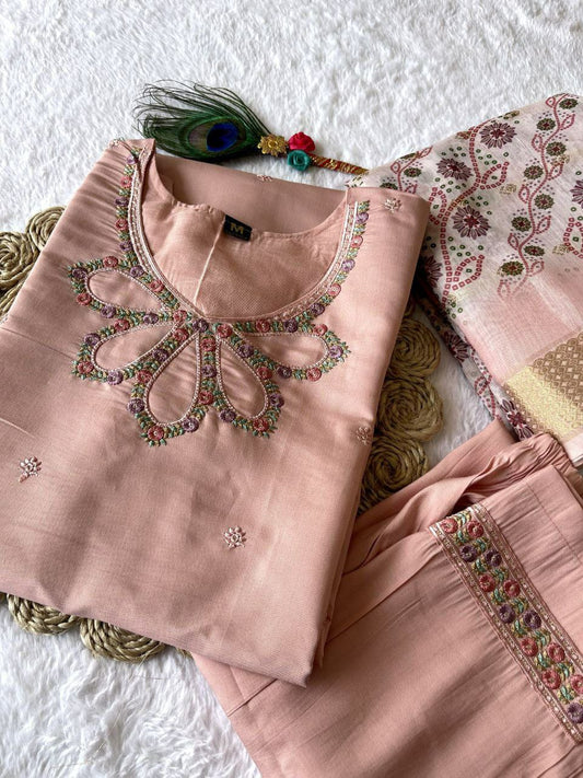 Premium Roman Silk Kurti
