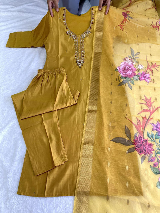 Premium Roman Silk Kurti