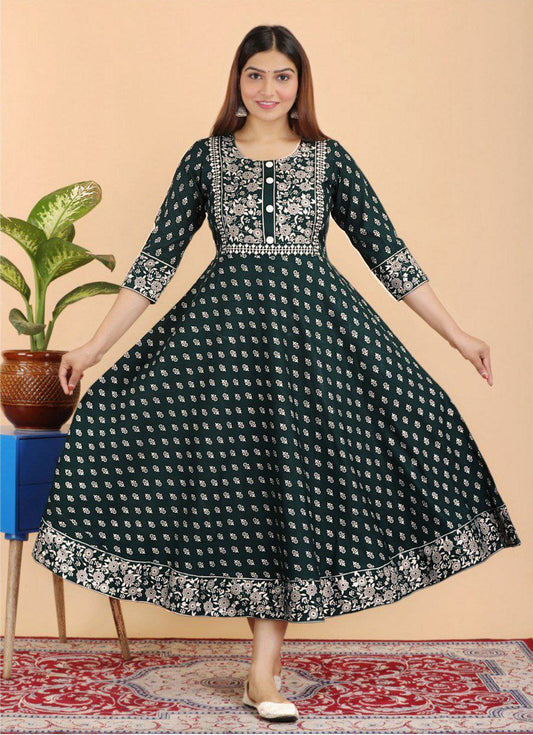 Foil print Kurti