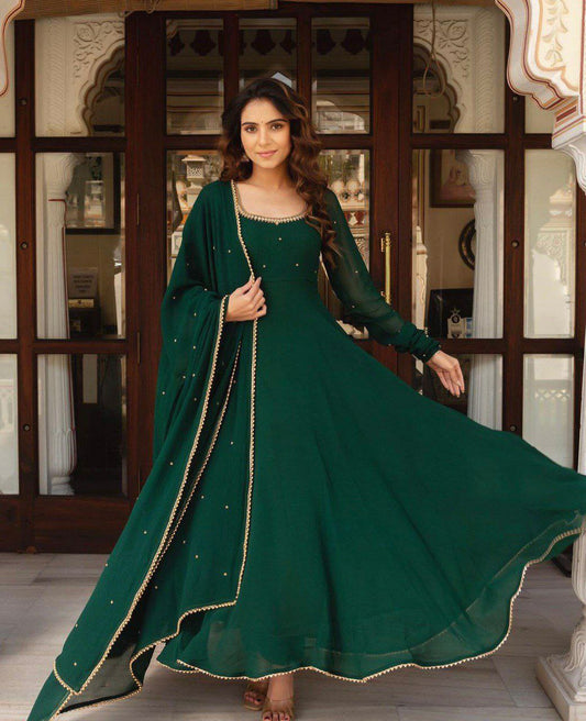 Fox Georgette Gown