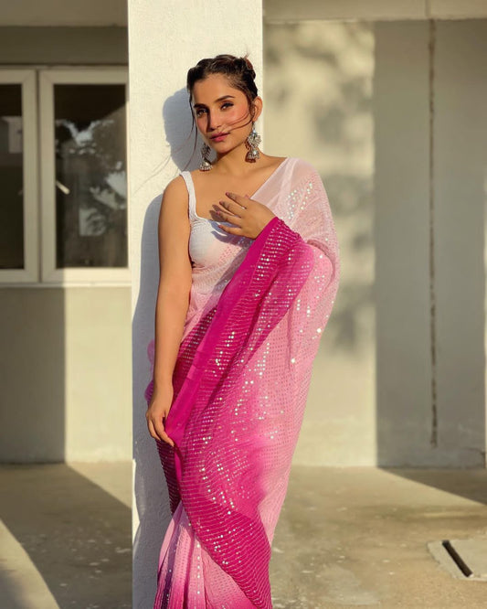 Beautiful padding color Saree