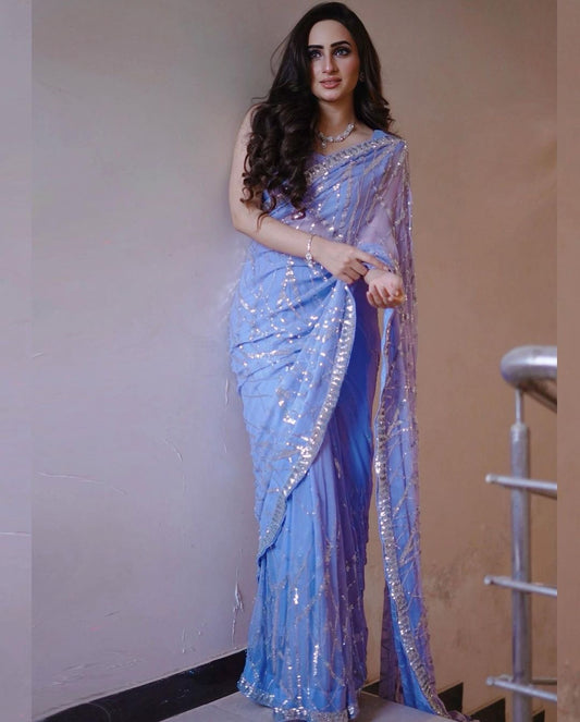 Heavy Georgette Saree