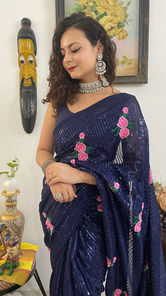 Heavy Georgette Fabric Saree