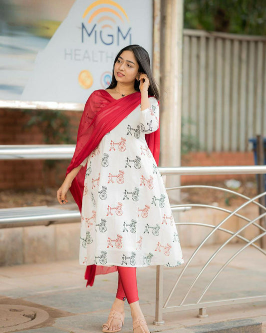 Soft muslin cotton Kurti
