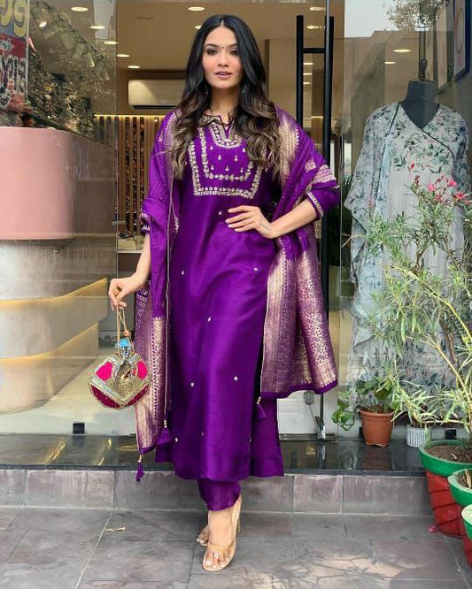 PV CHANDERI KURTI
