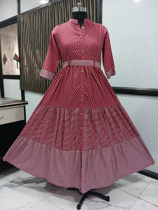 Digital Printed Work GOWN