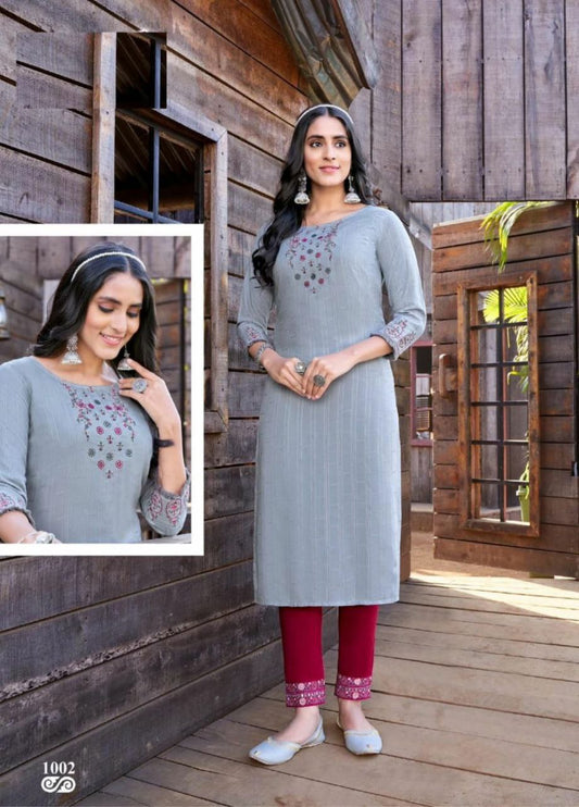 Heavy Dobby Rayon Kurti