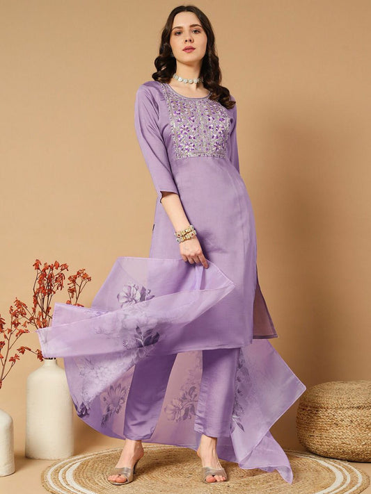 New Designers Kurti Pent Dupatta Set