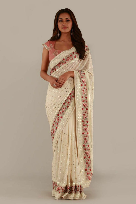 Superb Soft Refined Georget Silk Saree
