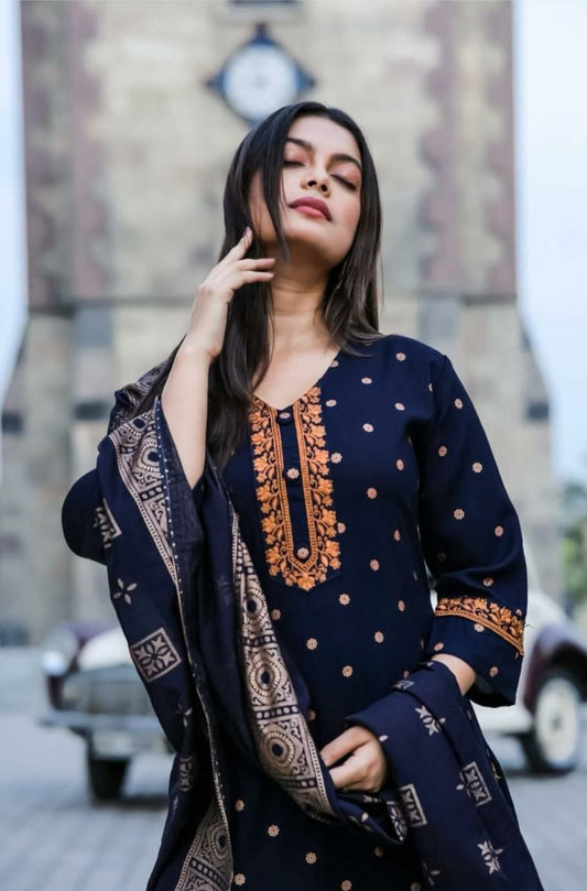 LATEST COLOURS RICH COMBINATION DRESS