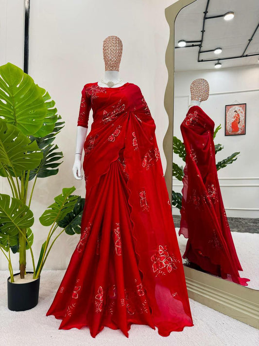 Looking some one for this same colour beautiful Designer Saree