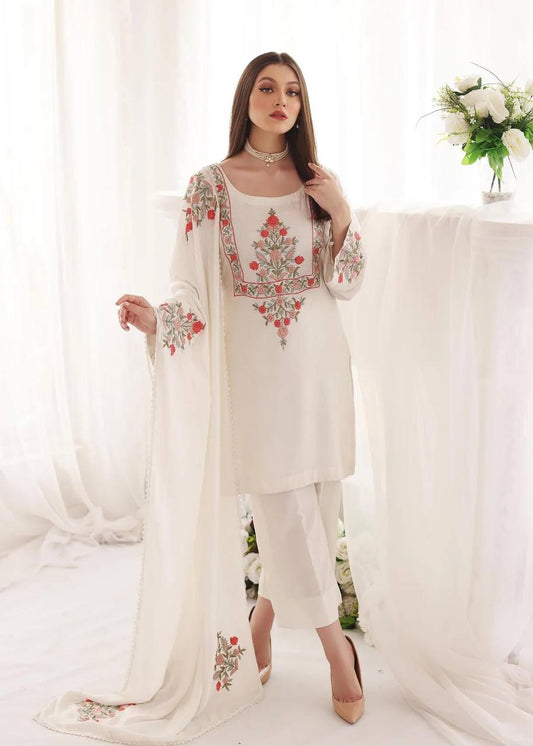 New Designer Party Wear Set – Top, Plazzo & Dupatta
