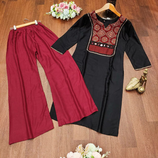 hendblock print Kurti