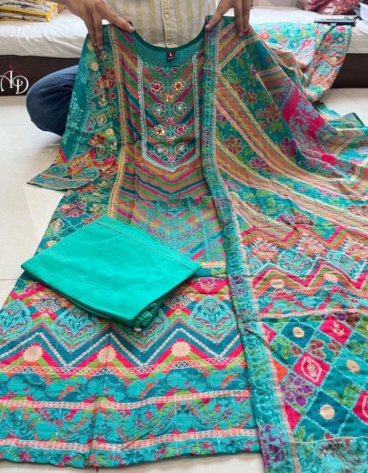 Full HAND WORK KURTI