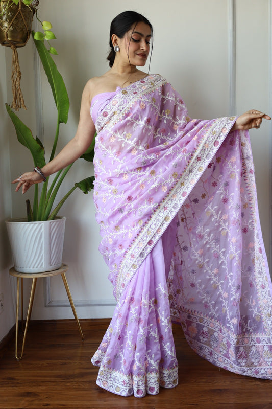 Heavy Soft Organza Saree