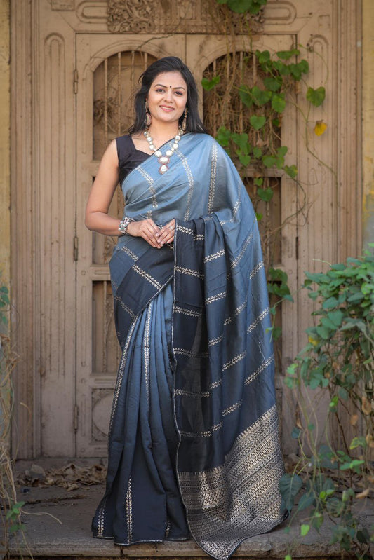 BEAUTIFUL RICH PALLU & JACQUARD WORK ON ALL OVER THE SAREE