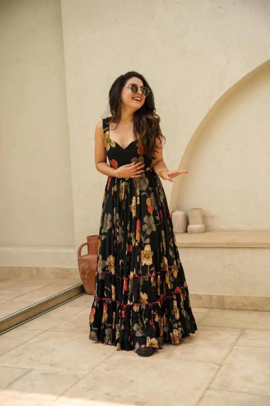 Elegant Modern Anarkali Gown